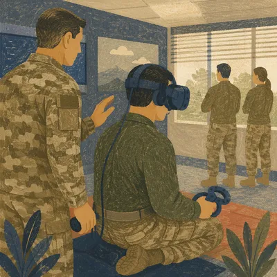 Immersive VR Training in Simulation Classroom