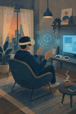 Immersive Virtual Reality at Dusk