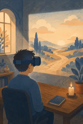 Immersive VR Faith Experience in Church Room