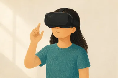 Immersive Virtual Reality Experience Portrait