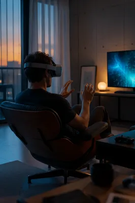 Immersive Virtual Reality at Dusk