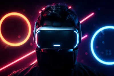 Immersive Virtual Reality Neon Experience