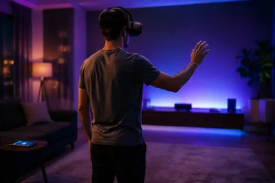 Immersive Virtual Reality Living Room Experience