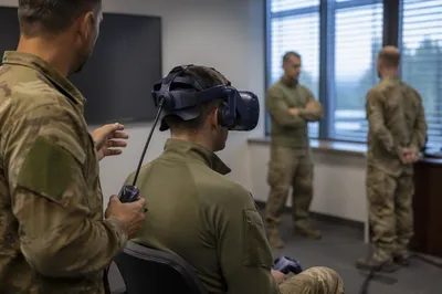 Immersive VR Training Session in Classroom