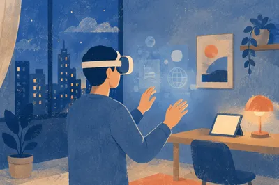 Immersive Virtual Reality Experience at Blue Hour