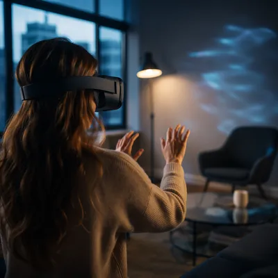 Immersive Virtual Reality in Modern Living Room
