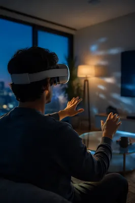 Immersive Virtual Reality Experience at Blue Hour