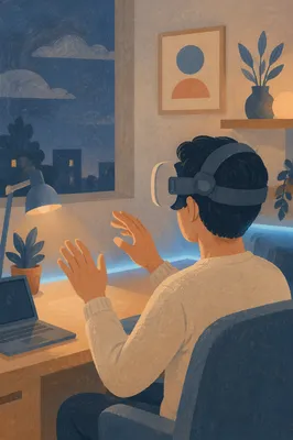 Immersive VR Experience in Home Studio