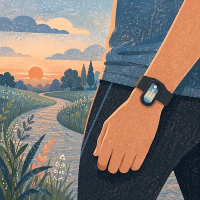 Morning Workout Fitness Band Close-Up