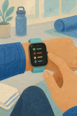 Aqua Fitness Band During Workout Break