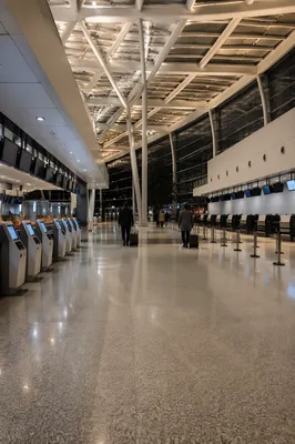Quiet Evening Airport Departure Terminal
