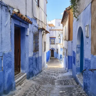 Mediterranean Old Town Cobblestone Alley