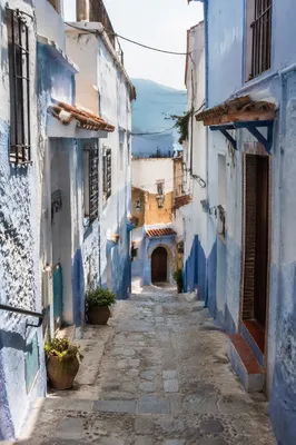 Charming Mediterranean Old Town Cobblestone Alley