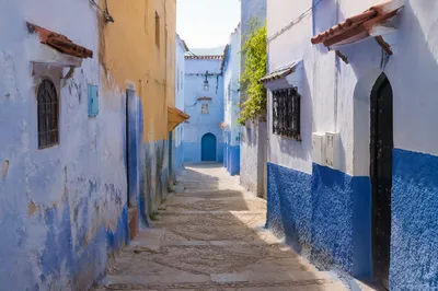 Mediterranean Old Town Cobblestone Alley View