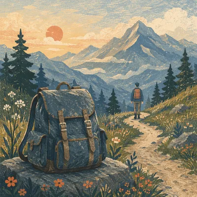 Backpack by Alpine Trail at Sunrise