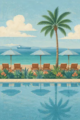 Serene Tropical Resort Ocean View Escape
