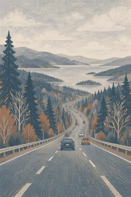 Misty Mountain Highway Road Trip
