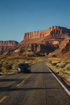 Desert Highway Road Trip Adventure