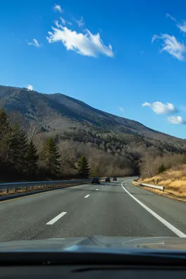Peaceful Scenic Highway Road Trip