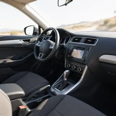 Modern Car Interior Ready for Travel
