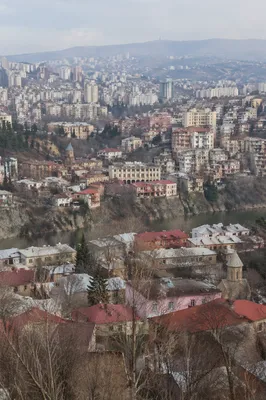 Overcast Hillside City Travel Panorama
