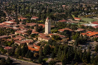 Leafy Urban District Aerial Travel Panorama