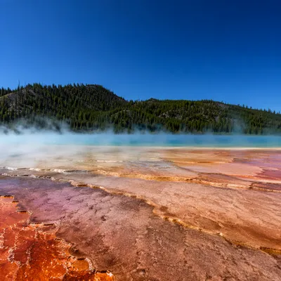 Steaming Mountain Hot Spring Natural Pool