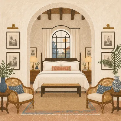 Luxury Boutique Hotel Bedroom Interior