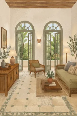 Luxury Boutique Hotel Suite with Sage Arches