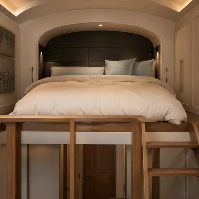 Cozy Luxury Hotel Loft Bed Interior