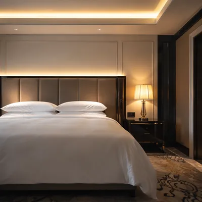 Luxury Hotel Room Bed Interior