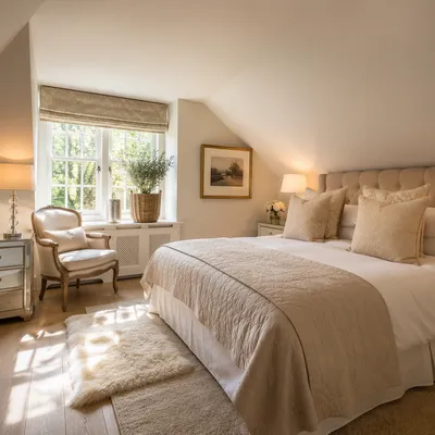 Luxury Attic Hotel Bedroom Retreat