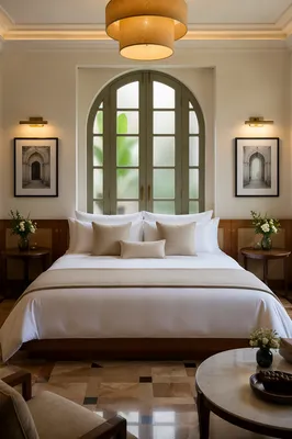 Luxury Hotel Suite Bedroom Interior