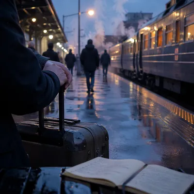 Quiet Faith Before Morning Train Journey
