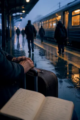 Quiet Faith Before Morning Train Journey