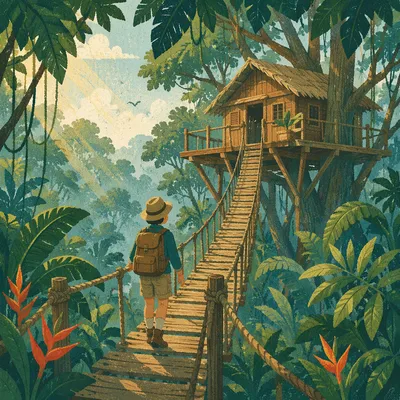 Jungle Canopy Treehouse Lodge Adventure