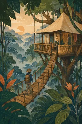 Jungle Canopy Treehouse Lodge Adventure