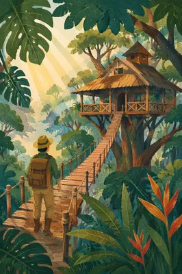 Jungle Canopy Treehouse Lodge Adventure