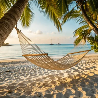 Peaceful Tropical Hammock Beach Sunrise