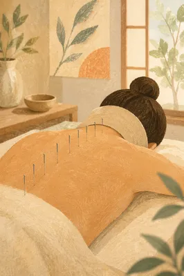 Acupuncture Needles in Calm Wellness Studio