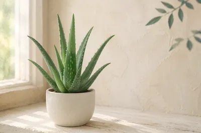 Aloe Vera Plant for Natural Skincare Wellness