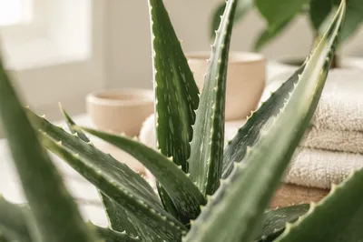 Aloe Vera Macro for Natural Skincare