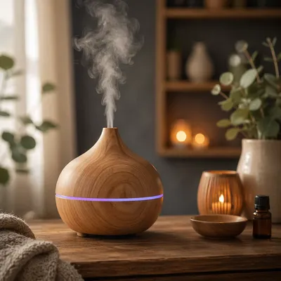 Cozy Aromatherapy Diffuser with Soft Mist