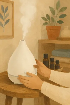 Cozy Aromatherapy Diffuser With Essential Oils