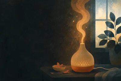 Cozy Aromatherapy Diffuser with Amber Mist