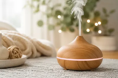 Cozy Wood Grain Aromatherapy Diffuser Mist