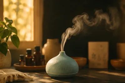 Cozy Aromatherapy Diffuser with Gentle Mist