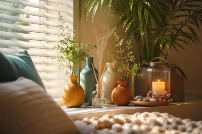 Cozy Aromatherapy Diffuser by Sunlit Window