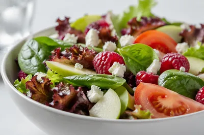 Colorful Clean Eating Salad Bowl
