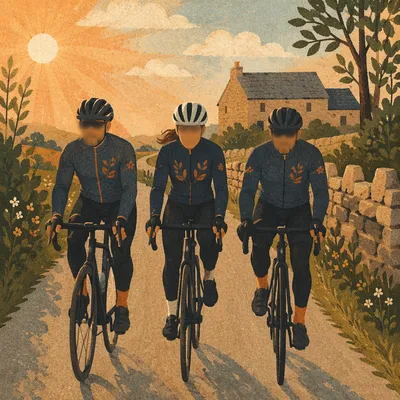 Morning Countryside Cycling Wellness Ride